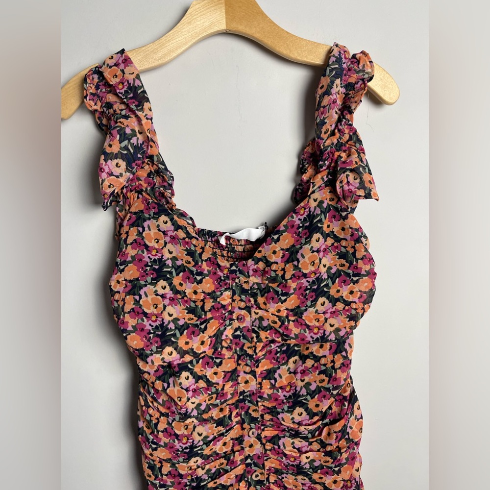 Astr The Label MULTI RUFFLE RUCHED DRESS Size Small NWT - Picture 6 of 12
